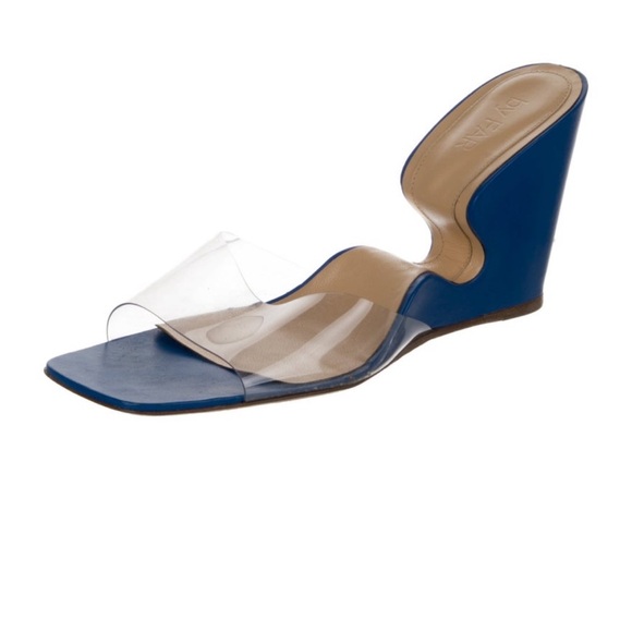 ByFar PVC blue wedge heels 39 - Picture 2 of 4